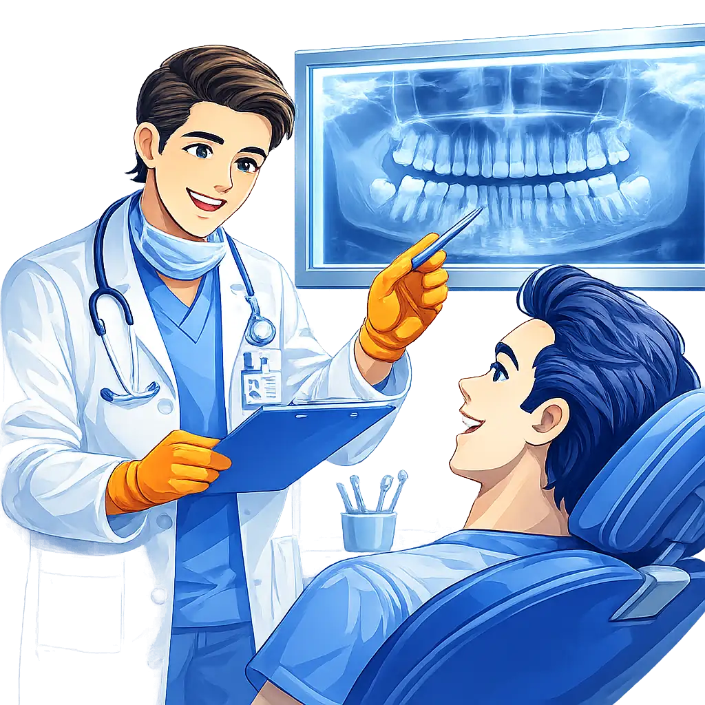 Konsultacja przed usunięciem ósemki i ocena RTG/CBCT
