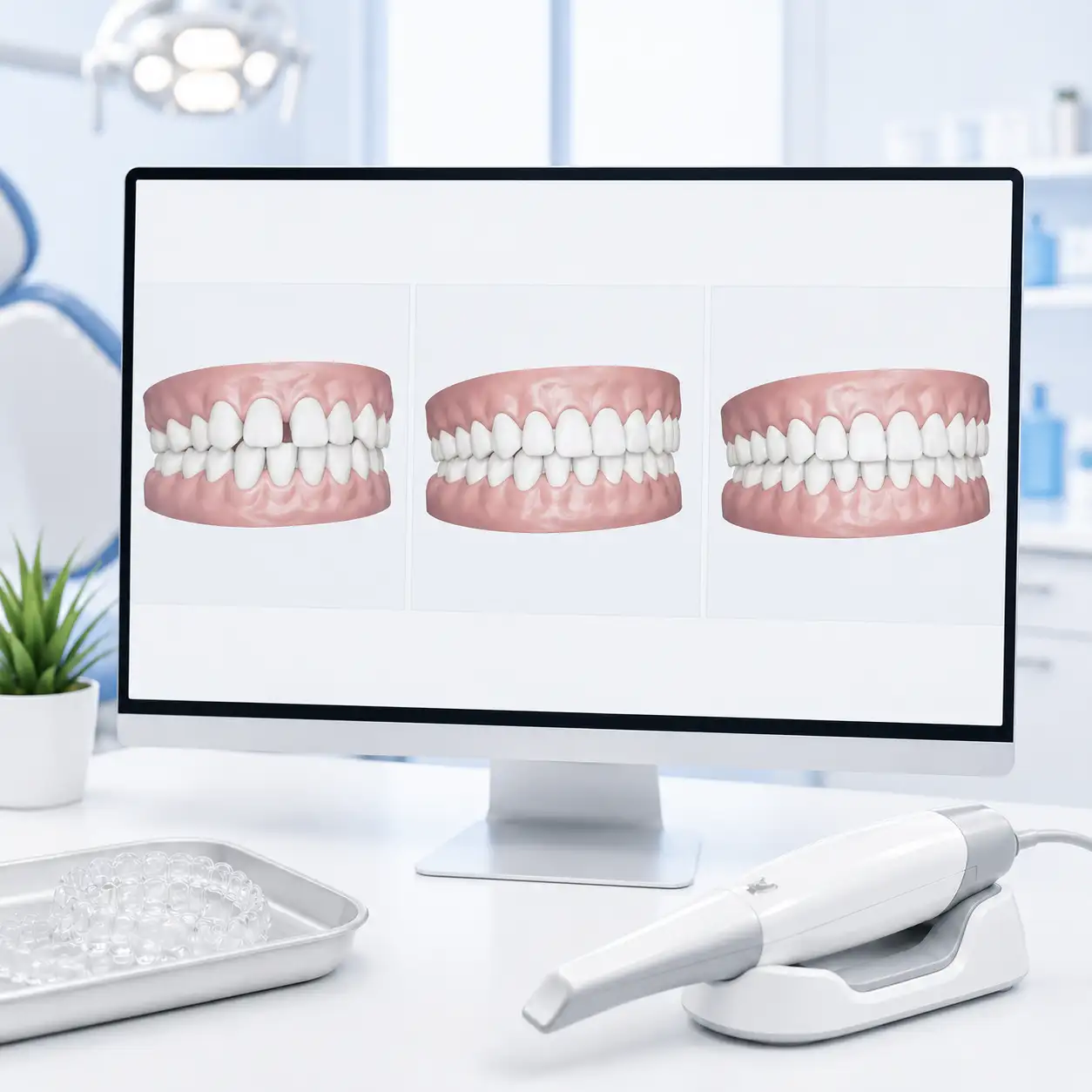 Leczenie Invisalign krok po kroku-Etap 4-noszenie nakładek i wizyty kontrolne-dr Marzena Pucek-Klinika Pięknego Uśmiechu Lublin